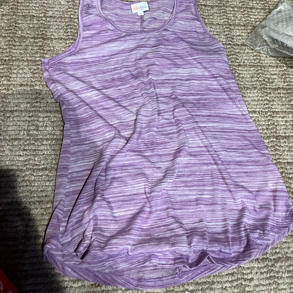 Purple tank stripe